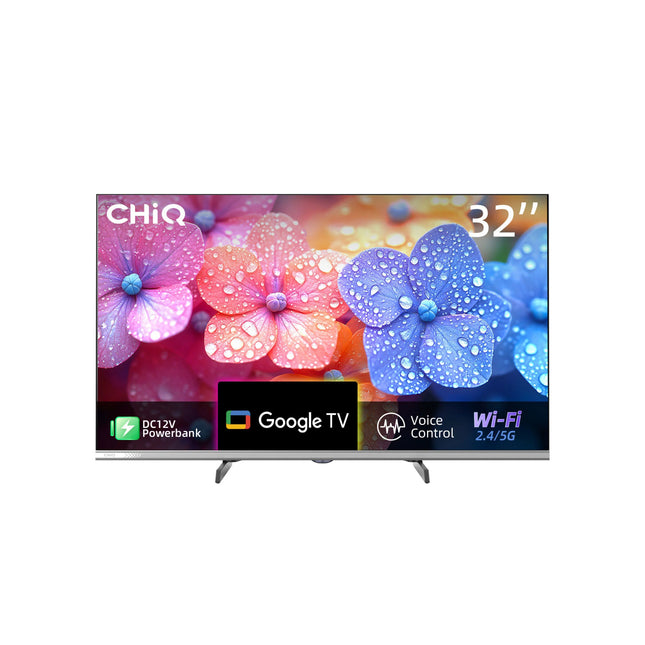 CHiQ L32M9P 32" Portable HD Google TV with 12V/240V Power