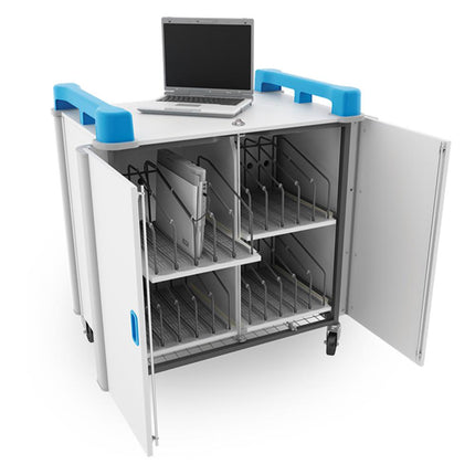 LapCabby 20 Vertical Mobile Charging Trolley for 20 Laptops up to 17"