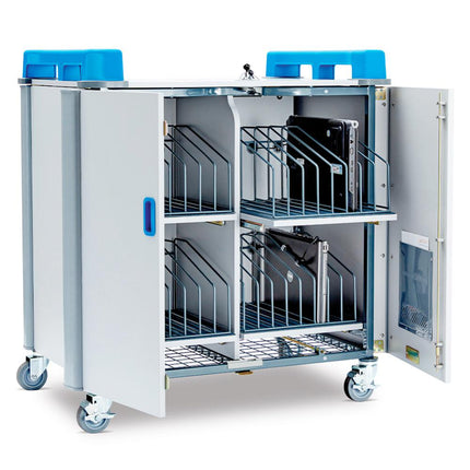 LapCabby 32 Vertical Mobile Charging Trolley for 32 Laptops & Chromebooks