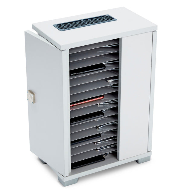 Lapcabby Lyte 16 Wall Mount 16-Device USB Charging Cabinet for Phones