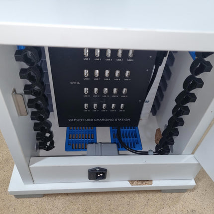 LapCabby Lyte 20 Secure Mobile Phone Charging Cabinet with USB Hub