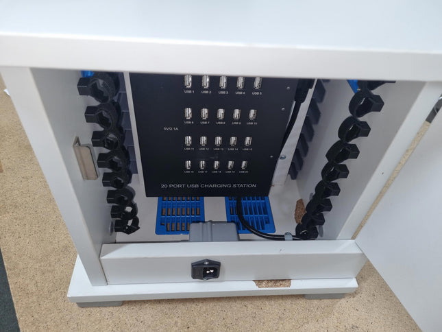 LapCabby Lyte 20 Secure Mobile Phone Charging Cabinet with USB Hub