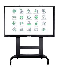 TouchBoard TBMS-MOB-FH Mobile Stand for 55-98 Inch Touch Panels 136kg