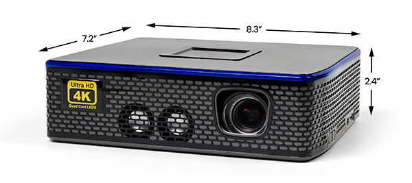 Aaxa 4K1 LED Portable Projector 4K Ultra HD