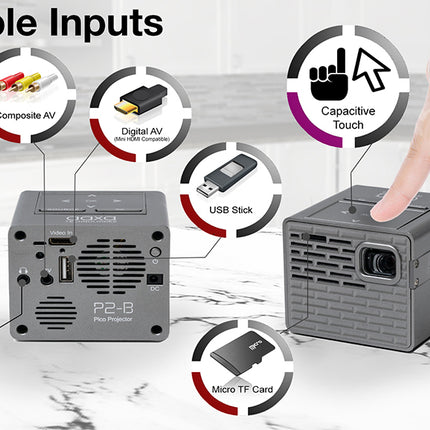 Aaxa P2B Pico Portable Projector