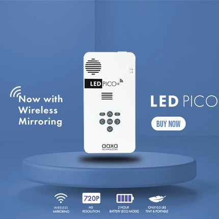 Aaxa KP-101-03 LED Pico Plus + Projector Wireless