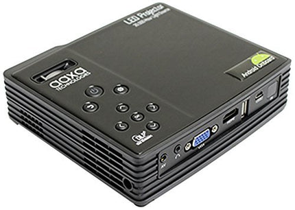 Aaxa LED Android 550 Lumen Smart Projector with Android OS