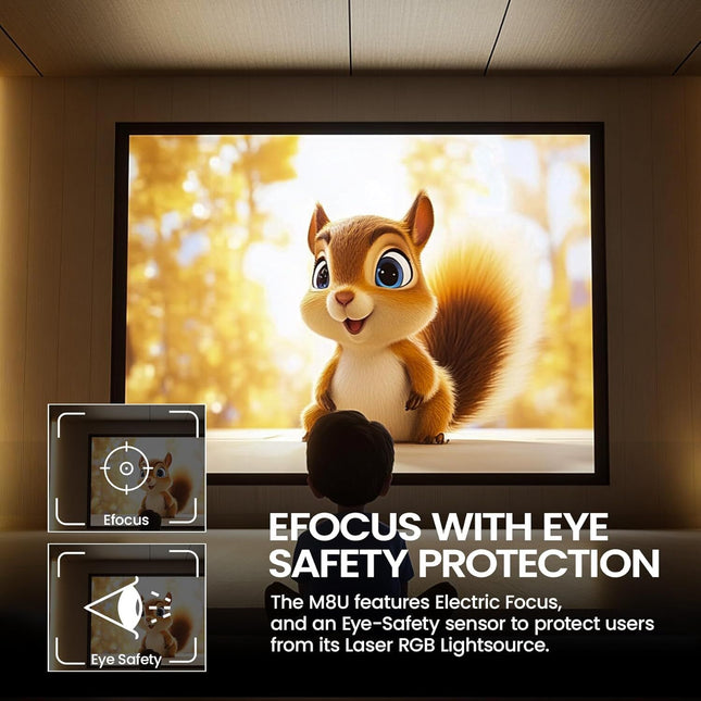 AAXA M8 UST Ultra Short Throw 4K Laser Projector
