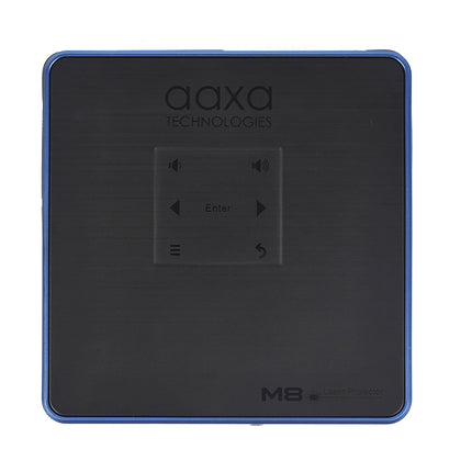 AAXA M8 Portable Laser Projector – Ultra-Bright 1080p, 1200 Lumens, 150” Display, 2-Hour Battery