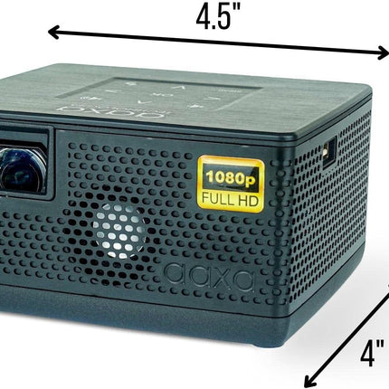 Aaxa P400 Short Throw Mini Projector 2 hour Battery Full HD