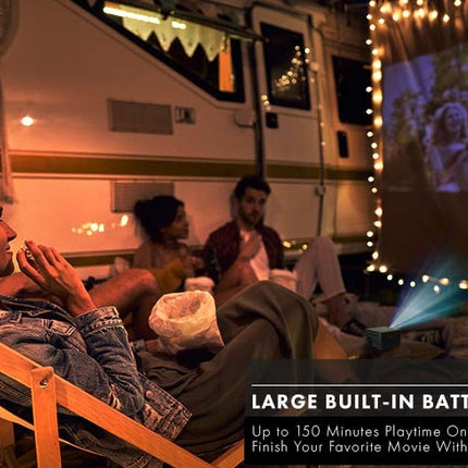 Aaxa P7+ Plus Wireless Full HD Led Pico Projector 550 Lumens