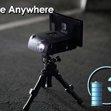 Aaxa S1 Mini Projector For Nintendo Switch 3 hours battery