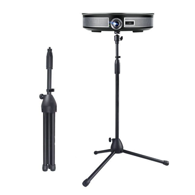 Lightweight Adjustable Projector Tripod Stand Mount with 1.5m Max Height - Stable, Portable & Universal Fit