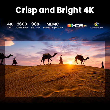 BenQ GP520 4K Home Projector that Adapts to Ambient Light and Spaces