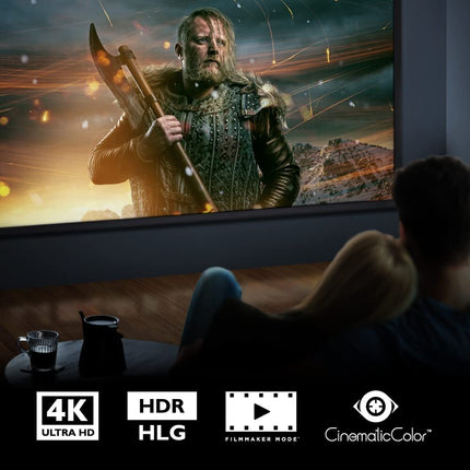 BenQ W1800 4K UHD Home Cinema Projector - 2000 ANSI Lumen Laser-Optimized Lamp 100% Rec. 709 3D-Ready 1.3x Zoom
