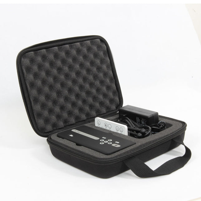 Compact Shockproof Carrying Case for AAXA P4X and P3X Projectors Semi-Waterproof, Protective Shell with Accessory Pocket