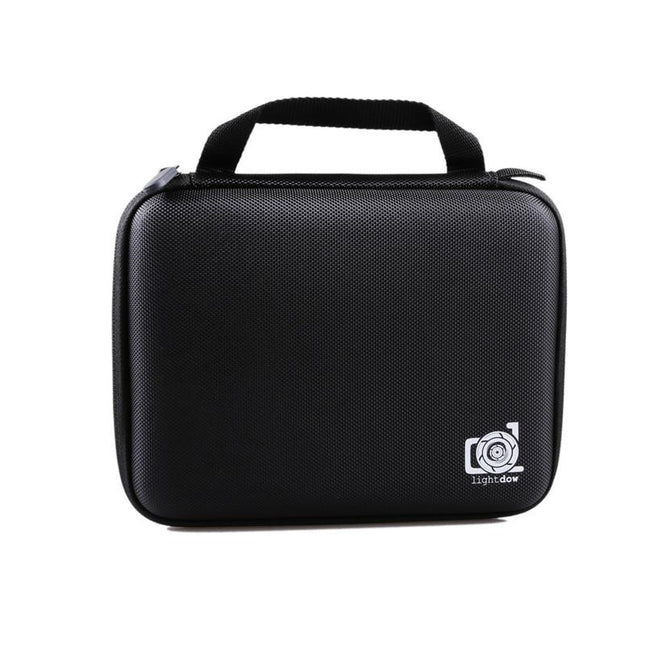 Black Medium-Sized Projector Travel Case 22cm x 17cm x 7cm Compact EVA Hard Shell for Pico Projectors & Accessories
