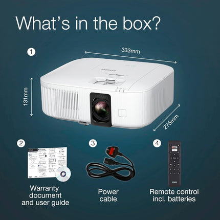 Epson EH-TW6250 4K PRO-UHD Home Theatre Projector