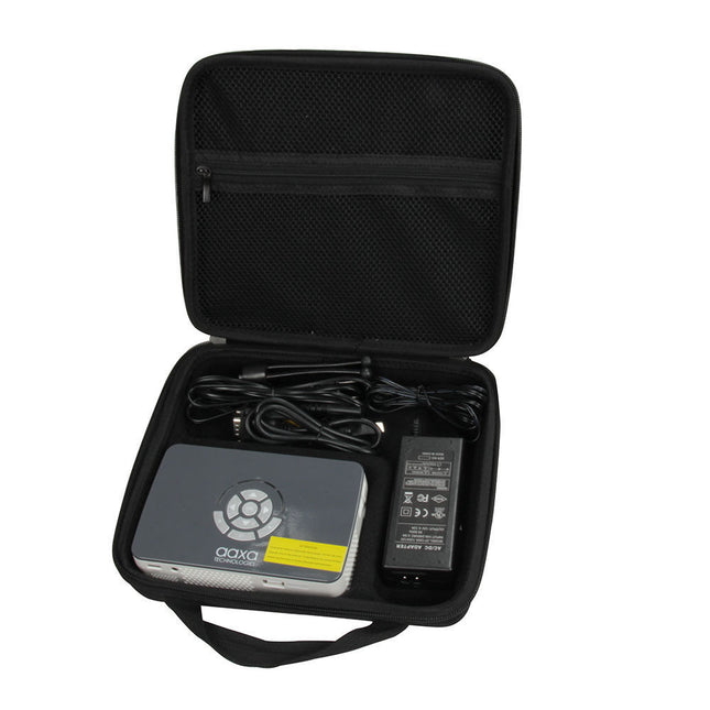 Protective EVA Travel Case for AAXA P300, P450, M2, and P700 Mini Projectors Shockproof, Compact & Lightweight Carrying Bag