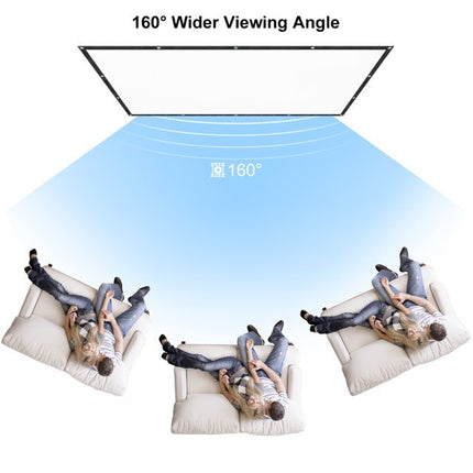 HomeMaxs 120" Portable Outdoor Projector Screen for Home Cinema