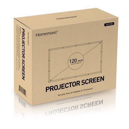 HomeMaxs 120" Portable Outdoor Projector Screen for Home Cinema