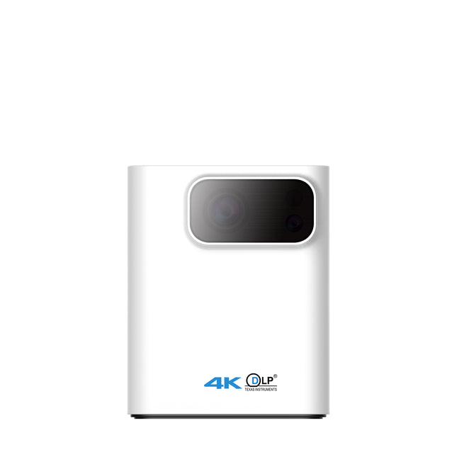 Texas Instruments DLP IMK900 Mini Projector 250 ANSI Lumens, Android 9.0, 720P HD, 3D, 10000mAh Battery, WiFi & Bluetooth, Up to 300” Display
