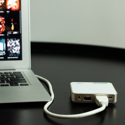Innovative K5X Mini Wireless Projector 300 Lumens with Auto Keystone 3 hours battery