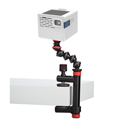 Universal Clamp Mount with Articulated Arm – Securely Holds Portable Projectors on Poles, Tables & Rigs, 360° Adjustment, ¼″‑20 Mount