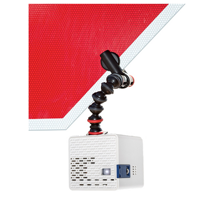 Universal Clamp Mount with Articulated Arm – Securely Holds Portable Projectors on Poles, Tables & Rigs, 360° Adjustment, ¼″‑20 Mount