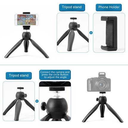 Mini Tripod Stand - Supports up to 2.5Kg
