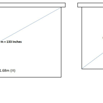 Motorized Projector Screen (2m or 3m wide)