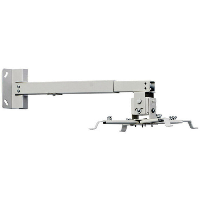 Universal Projector Ceiling & Wall Mount with Adjustable Extension Pole – Heavy-Duty Telescopic Bracket for Secure Installation