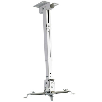 Universal Projector Ceiling & Wall Mount with Adjustable Extension Pole – Heavy-Duty Telescopic Bracket for Secure Installation