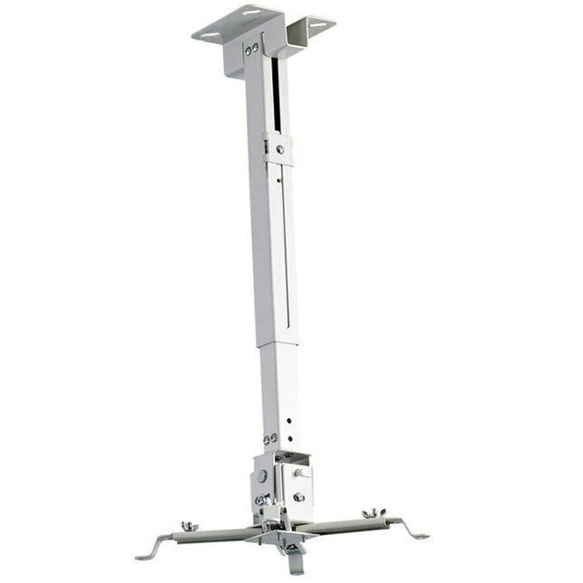 Universal Projector Ceiling & Wall Mount with Adjustable Extension Pole – Heavy-Duty Telescopic Bracket for Secure Installation