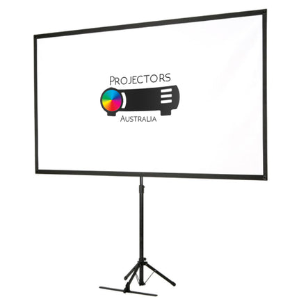Portable Tripod Projector Screen 80" Diagonal - 1.8m W x 0.9m H