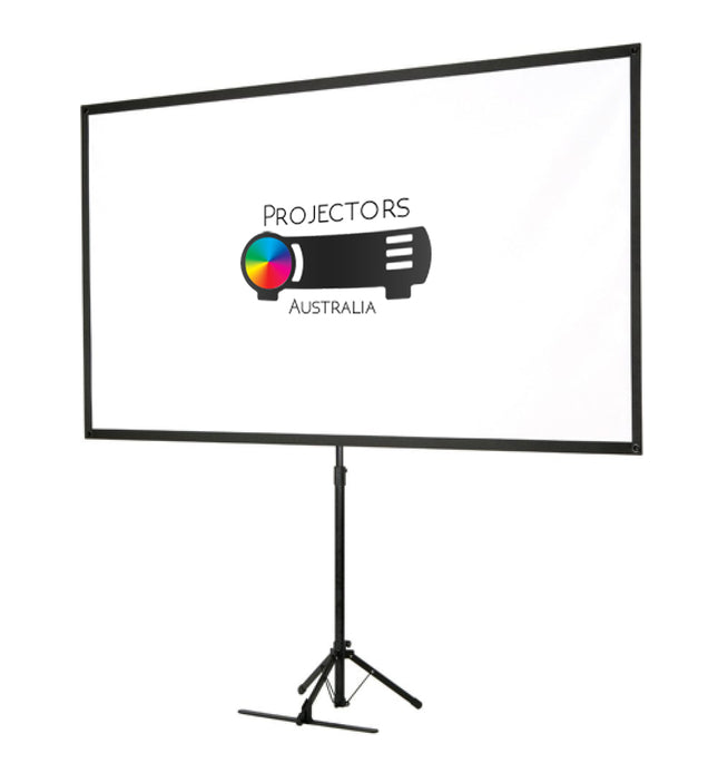 Portable Tripod Projector Screen 80" Diagonal - 1.8m W x 0.9m H