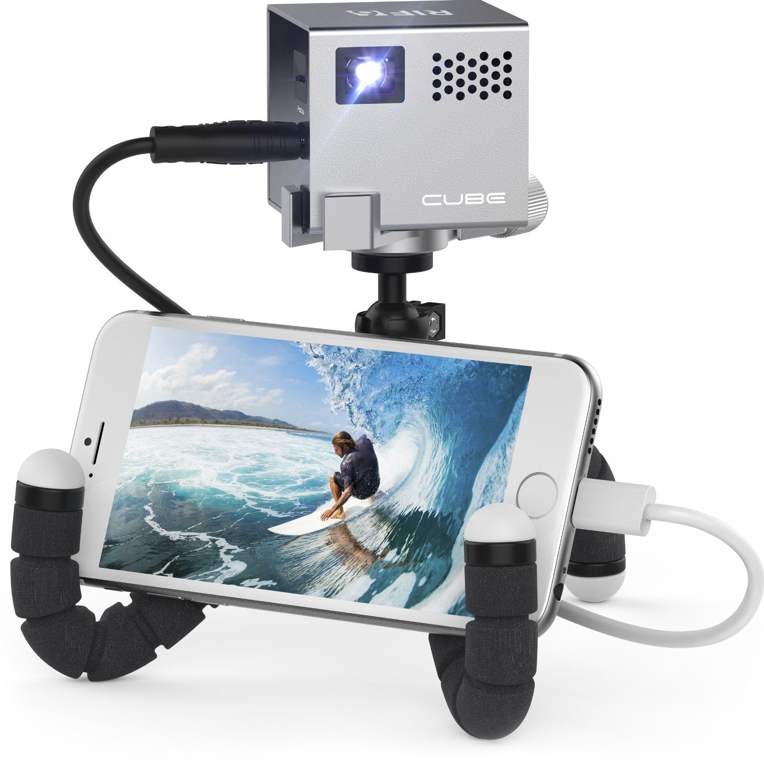 Led Cube Projector Cube RIF6 Pico DLP High-Res Mobile Projector – Projectors Australia