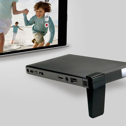Sony MP-CL1: Ultra-Compact Pocket Laser Projector  HD 1920×720, 30,000‑hour Laser Source, Up to 110" Screen, NFC, Wi‑Fi, Battery or AC Power