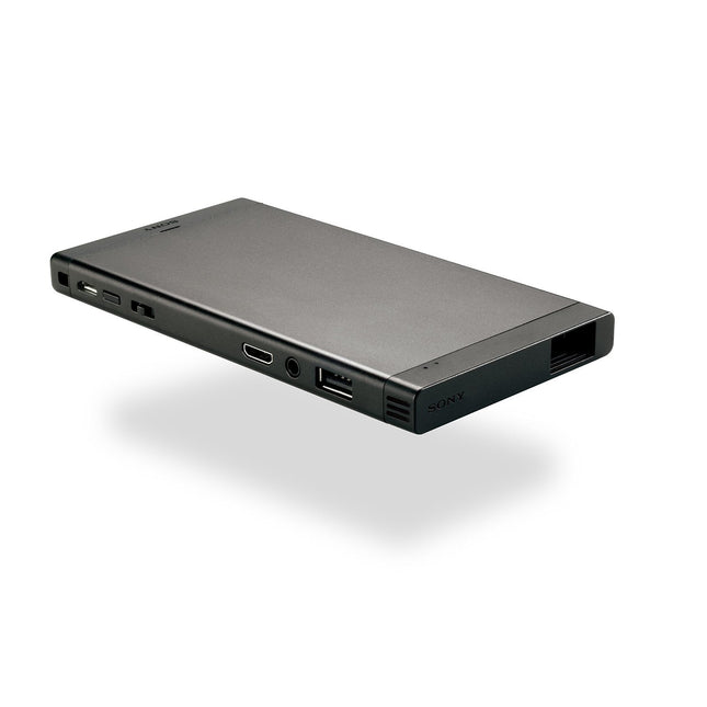 Sony MP-CL1: Ultra-Compact Pocket Laser Projector  HD 1920×720, 30,000‑hour Laser Source, Up to 110" Screen, NFC, Wi‑Fi, Battery or AC Power