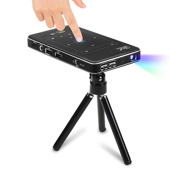 Texas Instruments IMK95 Mini 4K Portable DLP Projector with Android 2GB+16GB, BT5.0, 100 ANSI Lumens & Built-in Battery