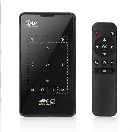 Texas Instruments IMK95 Mini 4K Portable DLP Projector with Android 2GB+16GB, BT5.0, 100 ANSI Lumens & Built-in Battery