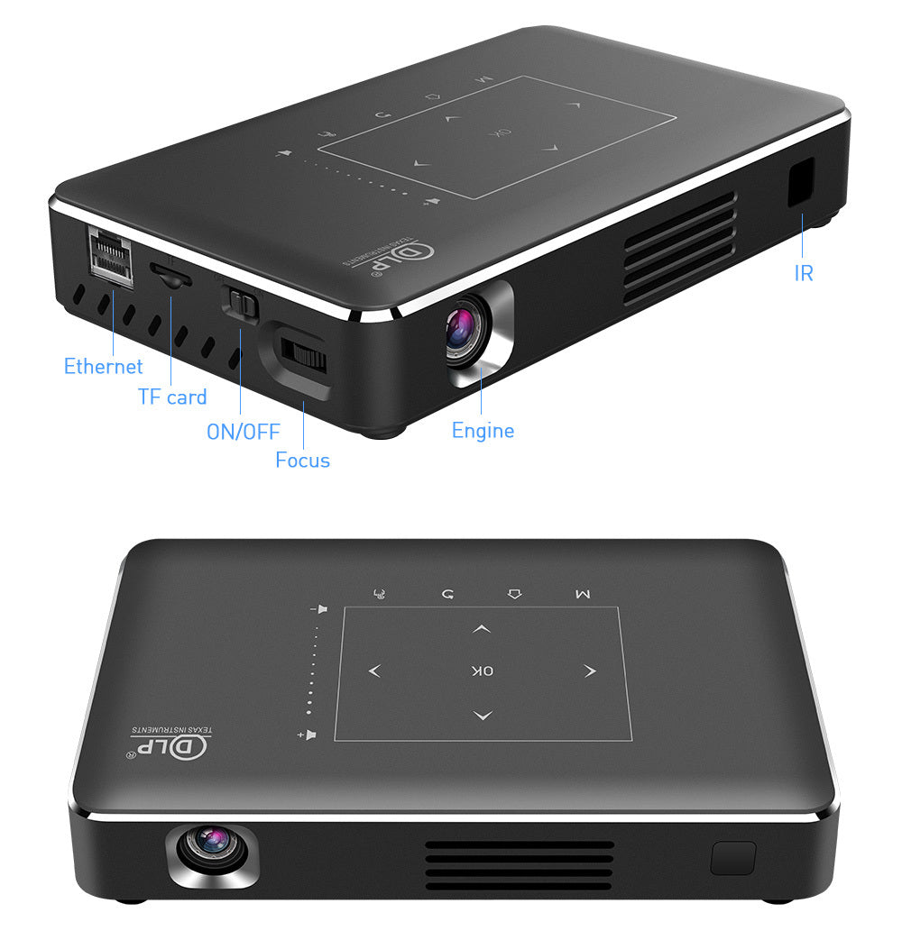 Texas Instruments K96 DLP Android Pico Projector - WiFi, Bluetooth, 4K ...