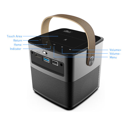 Texas Instruments DLP Wireless Bluetooth Portable Smart Projector w/battery