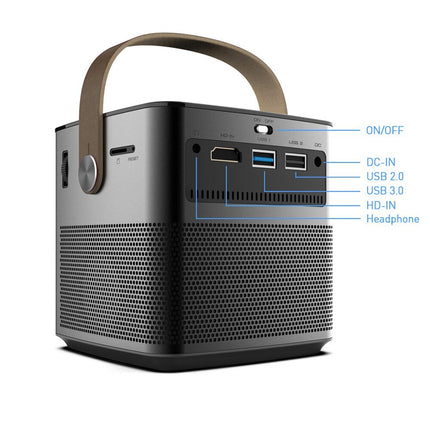 Texas Instruments DLP Wireless Bluetooth Portable Smart Projector w/battery