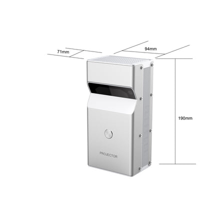 Texas Instruments DLP UST01 Ultra Short Throw DLP Projector - Full HD, Android 9.0, 350 ANSI Lumens, 30,000 Hours Light Life