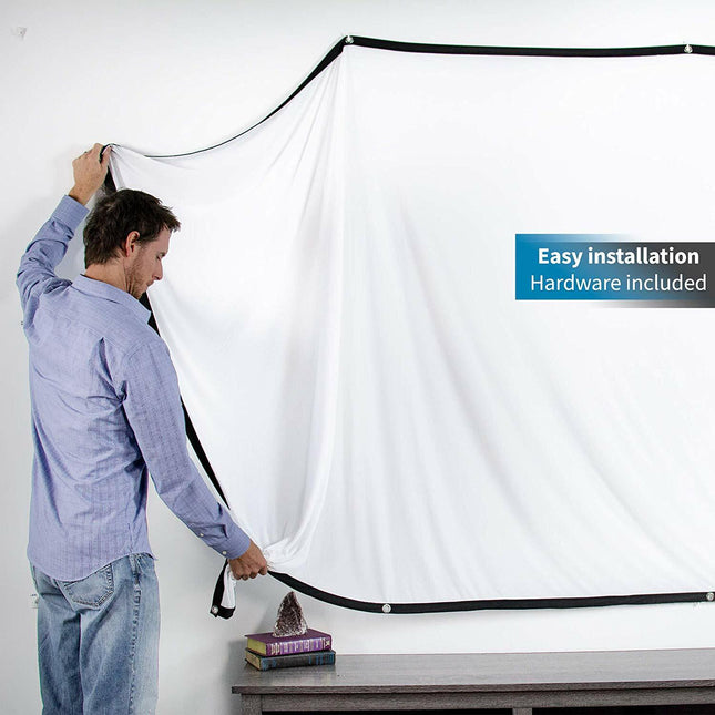 VIVO 120" Foldable Anti-Crease Projector Screen Indoor Outdoor