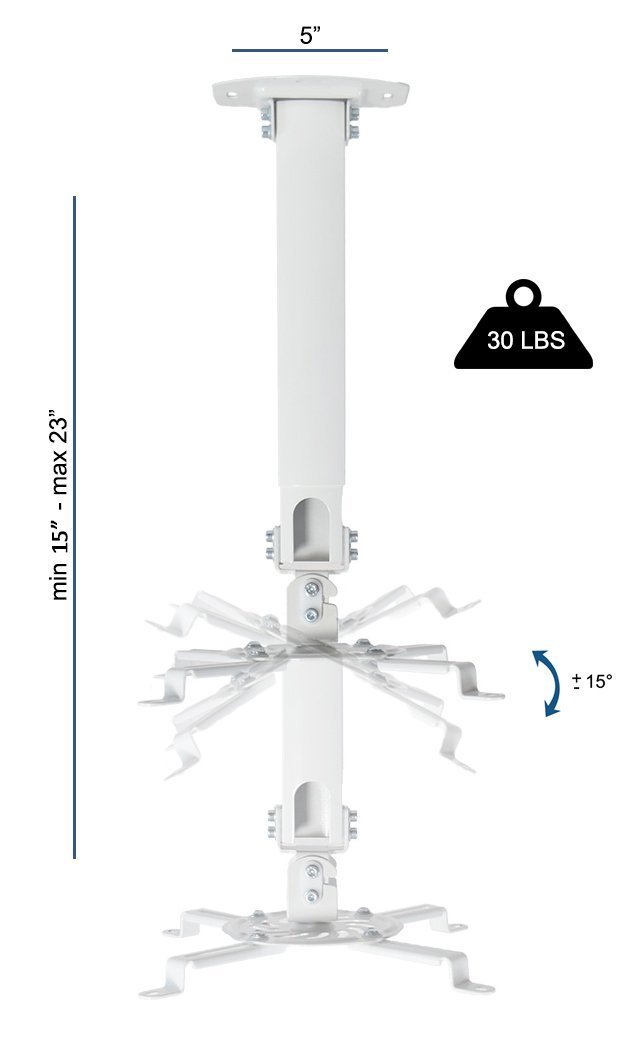 VIVO Universal Projector Ceiling Mount Adjustable Height