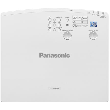 Panasonic PT-VMZ71 Series: Ultra-Bright, High-Contrast LCD Laser Projector - Perfect for Well-Lit Spaces & Dynamic Presentations