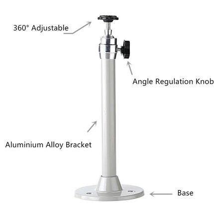 Mini Projector Wall & Ceiling Mount Bracket – 360° Rotation – Aluminium Alloy – Max Load 5kg – Ready to Install