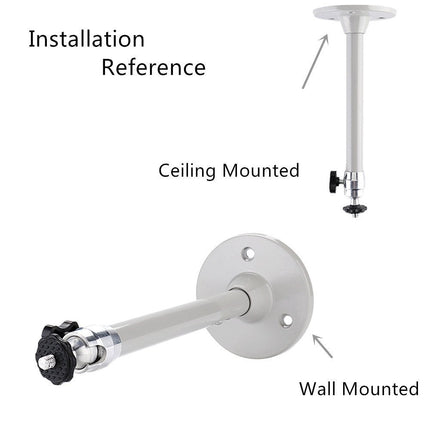 Mini Projector Wall & Ceiling Mount Bracket – 360° Rotation – Aluminium Alloy – Max Load 5kg – Ready to Install